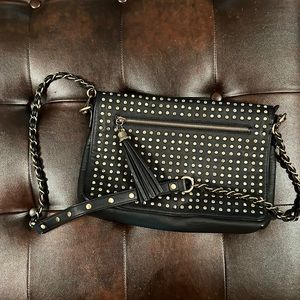 Studded Vegan Leather Purse